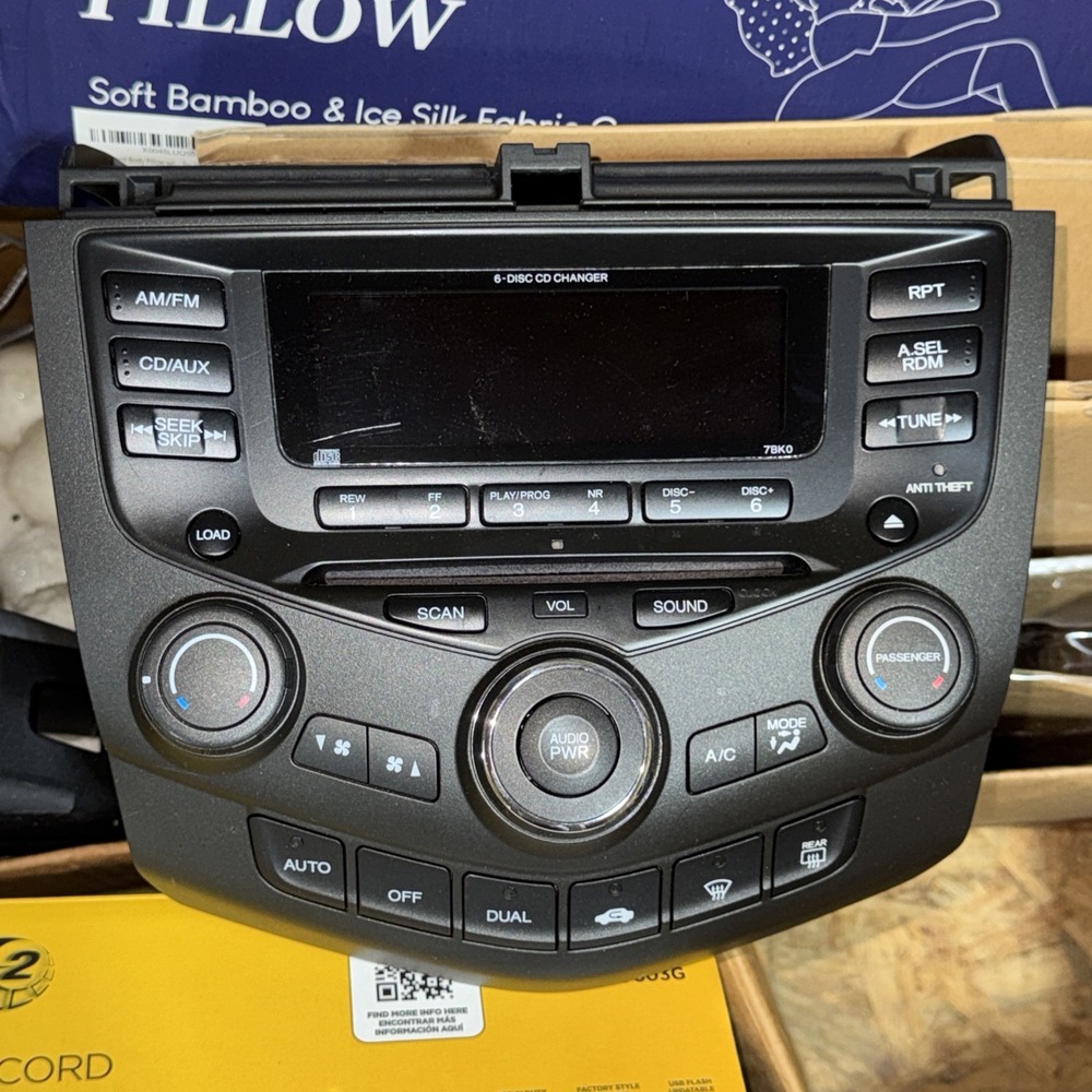 Honda Accord Stereo‎ Dual Climate 2003-2007 39175-SDA-A110-M2 & 39050SDAA502 OEM